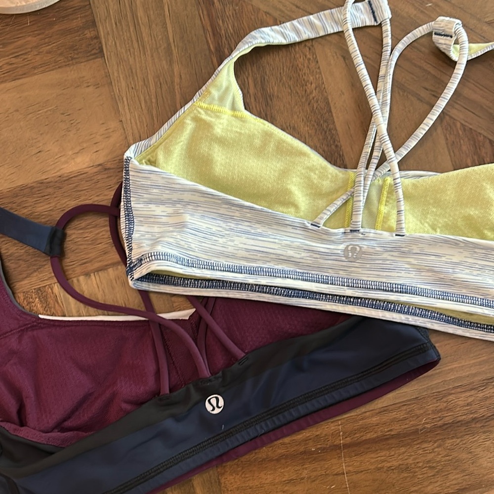 2 lulu sports bra